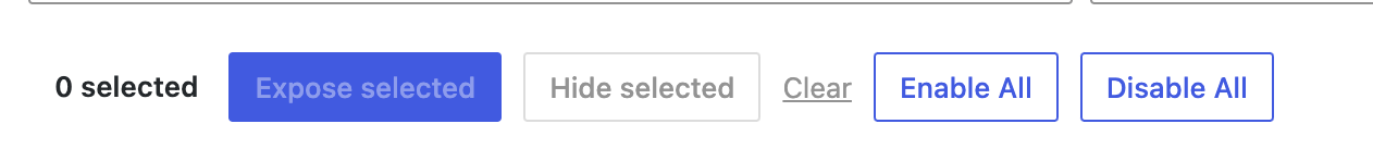 A single ability row on the Abilities tab, showing its Exposed toggle