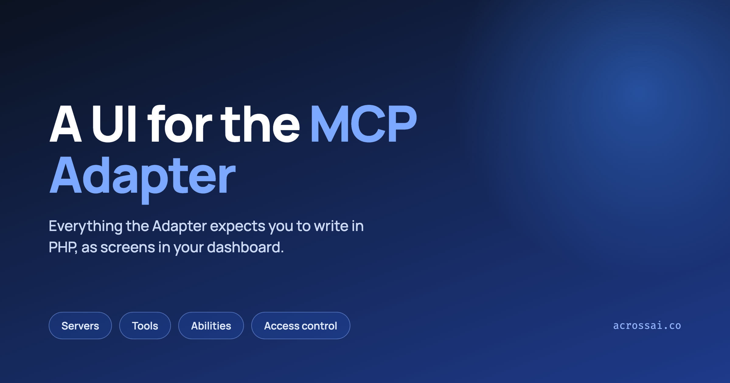 UI for MCP Adapter
